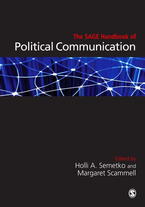 Book cover of The SAGE Handbook of Political Communication (PDF)