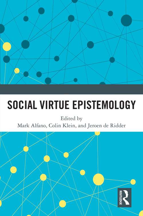 Book cover of Social Virtue Epistemology
