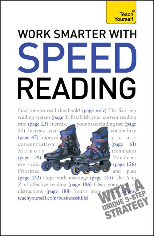 Book cover of Work Smarter With Speed Reading: Teach Yourself (3) (Teach Yourself)