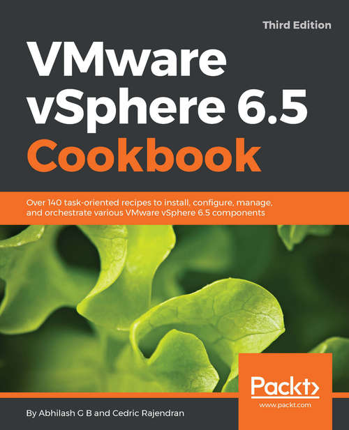 Book cover of VMware vSphere 6.5 Cookbook - Third Edition
