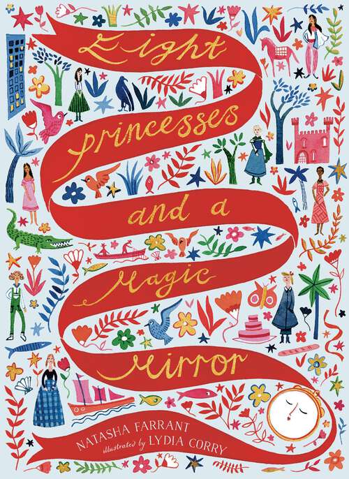 Book cover of Eight Princesses and a Magic Mirror