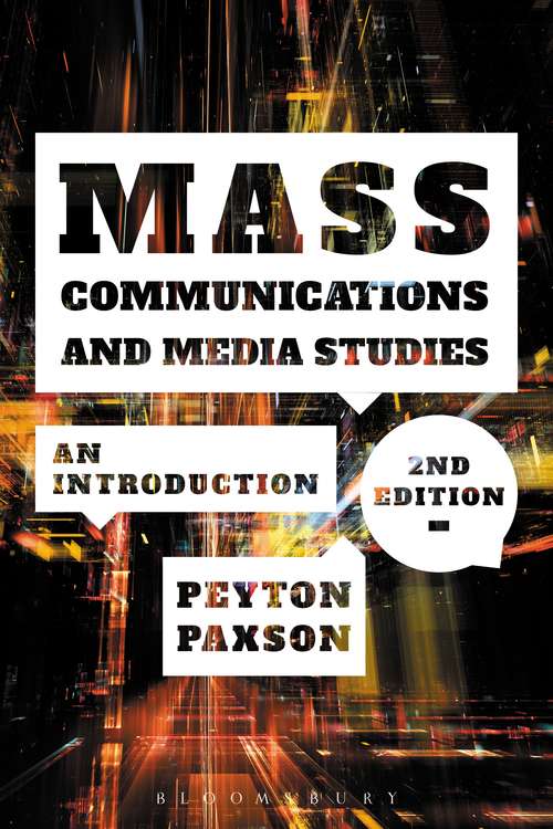 Book cover of Mass Communications and Media Studies: An Introduction (2)