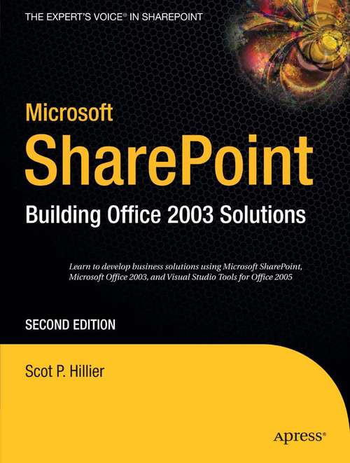 Book cover of Microsoft SharePoint: Building Office 2003 Solutions (2nd ed.)