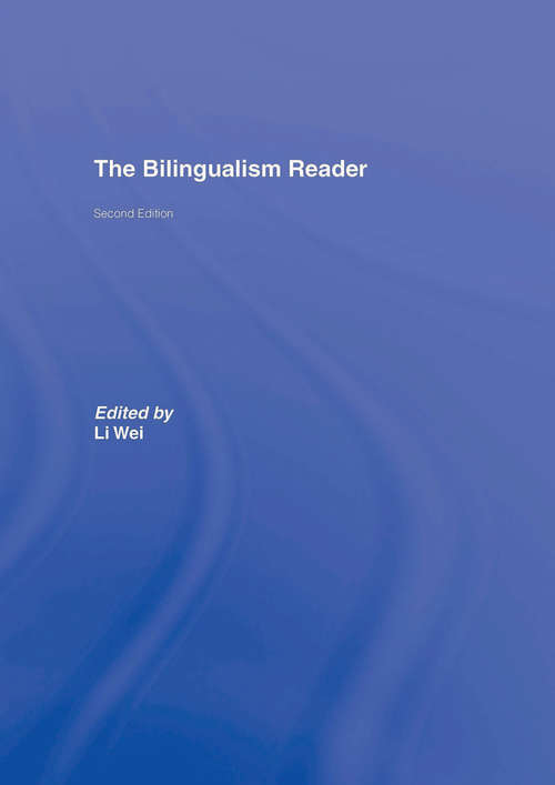 Book cover of The Bilingualism Reader (2)