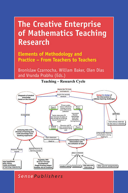 Book cover of The Creative Enterprise of Mathematics Teaching Research: Elements of Methodology and Practice – From Teachers to Teachers (1st ed. 2016)