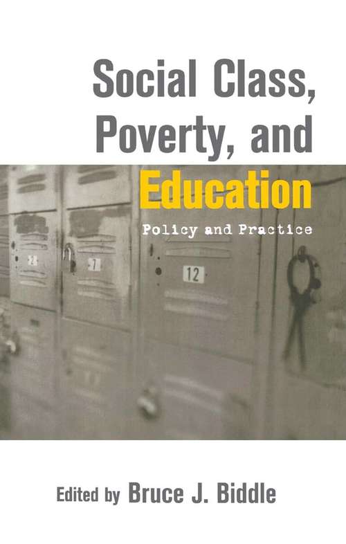 Book cover of Social Class, Poverty, and Education: Policy and Practice (PDF)