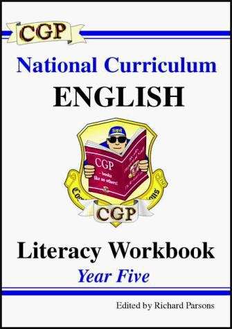 Book cover of National Curriculum English Literacy Workbook. Year 5. (PDF)
