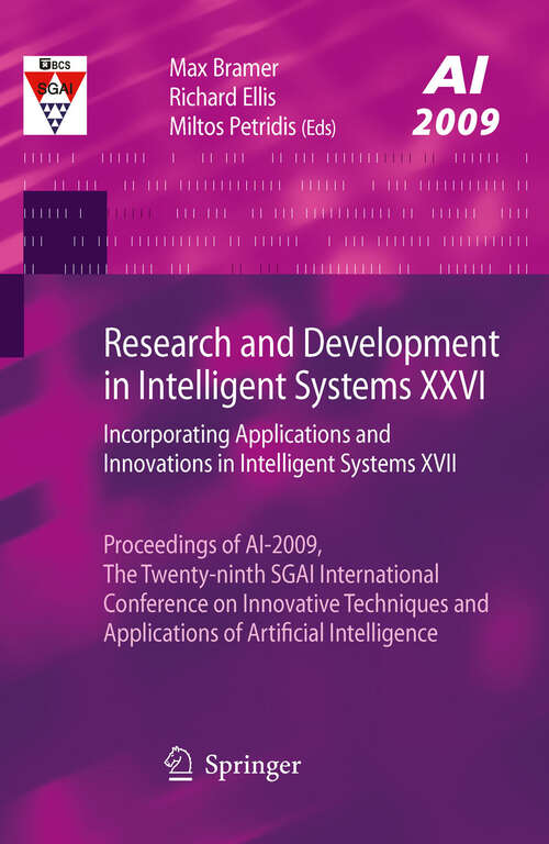 Book cover of Research and Development in Intelligent Systems XXVI: Incorporating Applications and Innovations in Intelligent Systems XVII (2010)