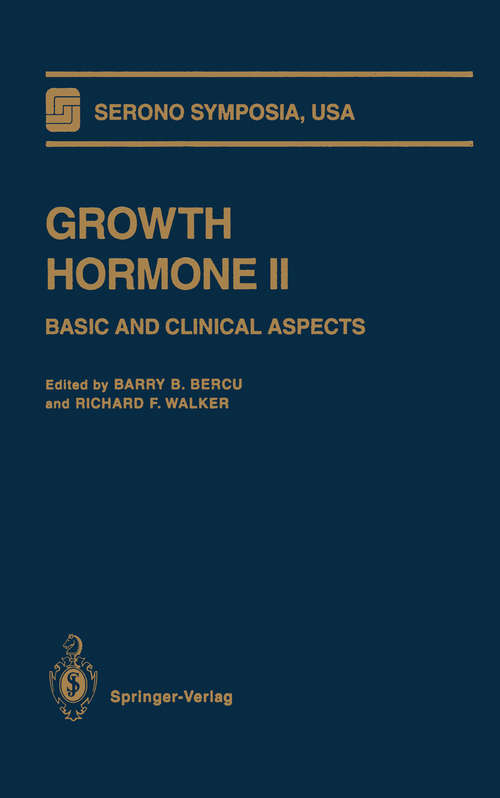 Book cover of Growth Hormone II: Basic and Clinical Aspects (1994) (Serono Symposia USA)