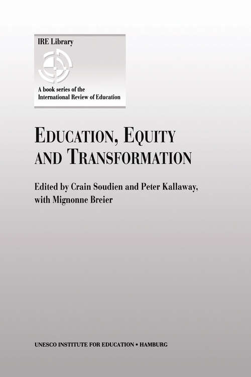 Book cover of Education, Equity and Transformation (1999)