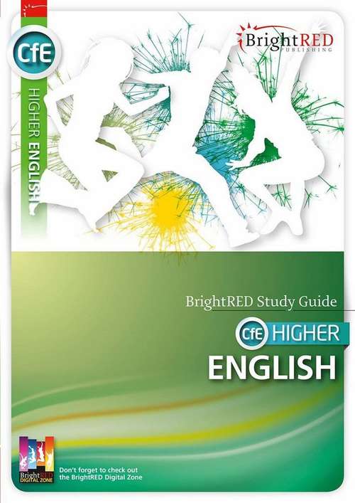 Book cover of BrightRED Study Guide: CfE Higher English (PDF)