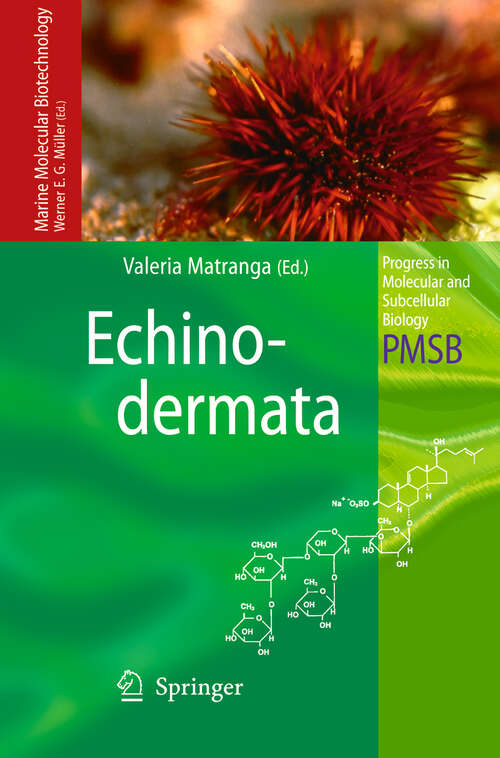 Book cover of Echinodermata (2005) (Progress in Molecular and Subcellular Biology #39)
