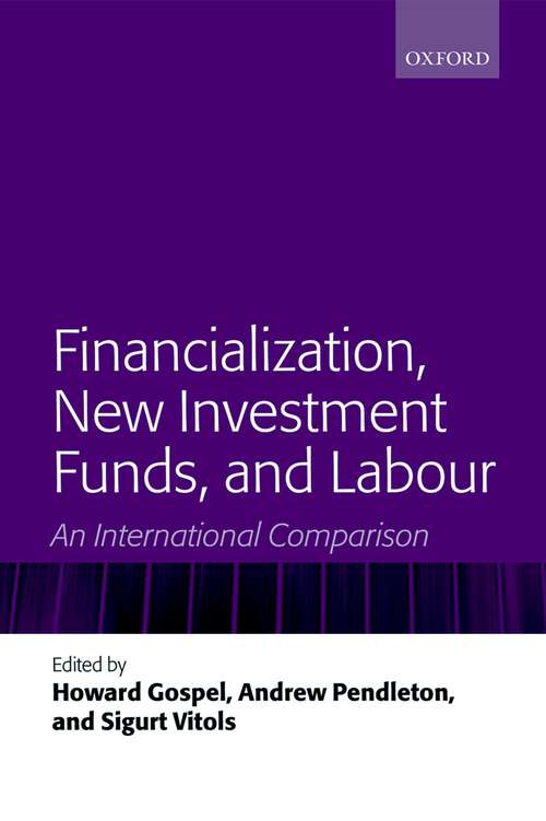 Book cover of Financialization, New Investment Funds, And Labour: An International Comparison