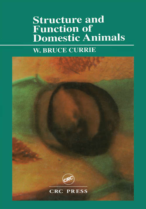 Book cover of Structure and Function of Domestic Animals