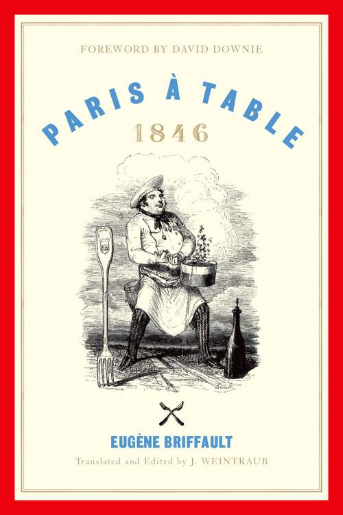 Book cover of Paris à Table: 1846