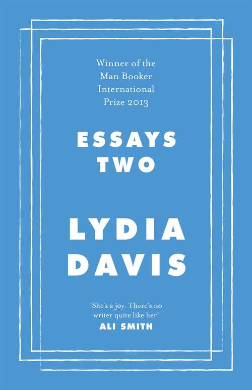 Book cover of Essays Two