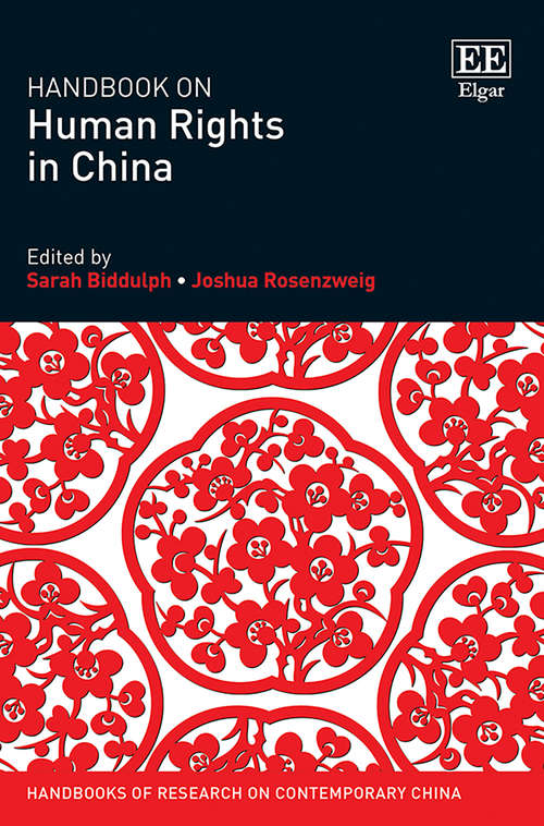 Book cover of Handbook on Human Rights in China (Handbooks of Research on Contemporary China series)