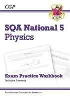 Book cover of New National 5 Physics: SQA Exam Practice Workbook - includes Answers (PDF)