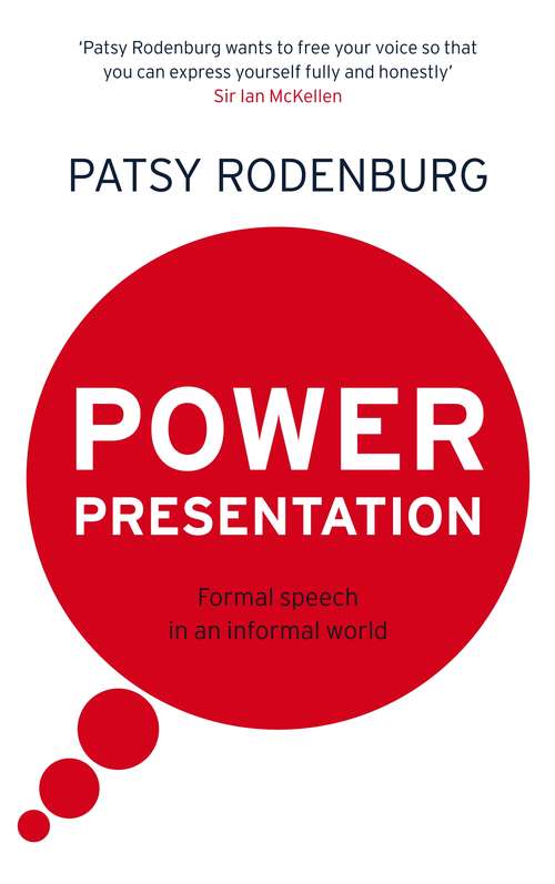 Book cover of Power Presentation: Formal Speech in an Informal World