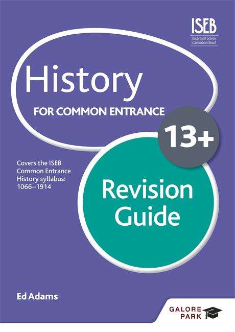 Book cover of History for Common Entrance 13+ Revision Guide (PDF)