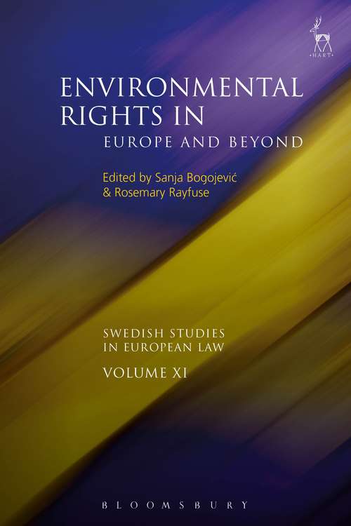 Book cover of Environmental Rights in Europe and Beyond (Swedish Studies in European Law)