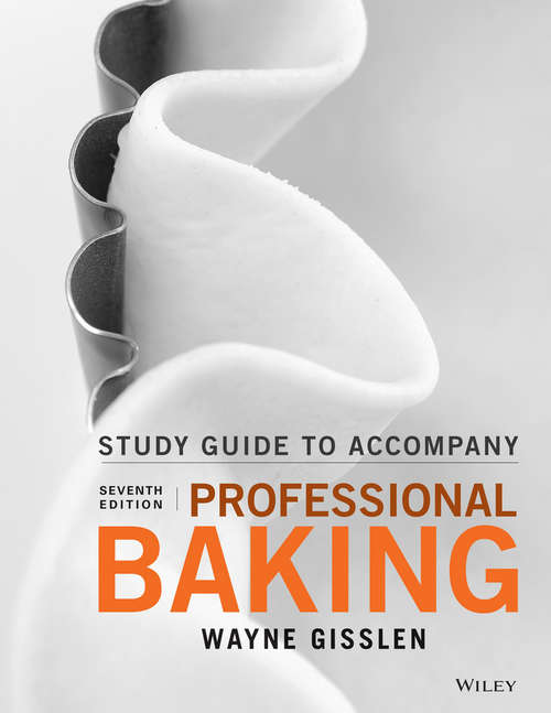Book cover of Student Study Guide to accompany Professional Baking