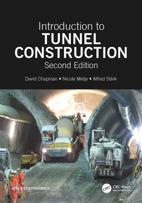 Book cover of Introduction to Tunnel Construction (2) (Applied Geotechnics Ser.)