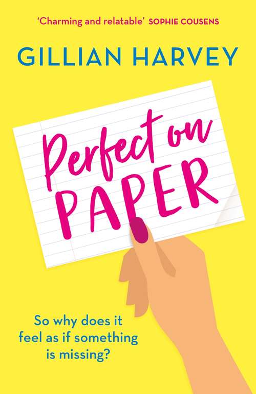 Book cover of Perfect on Paper