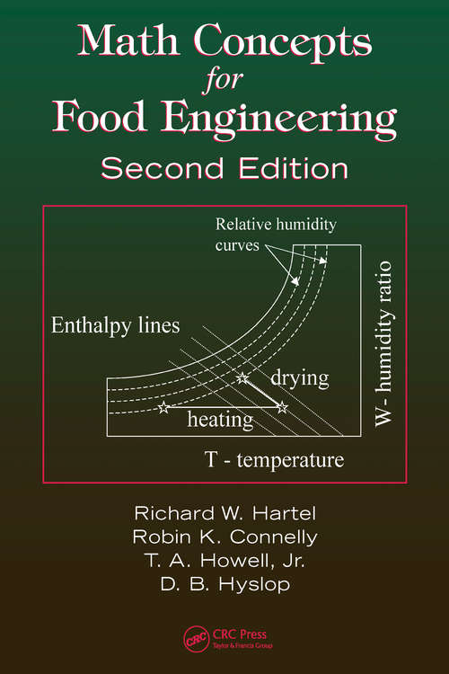 Book cover of Math Concepts for Food Engineering (2)