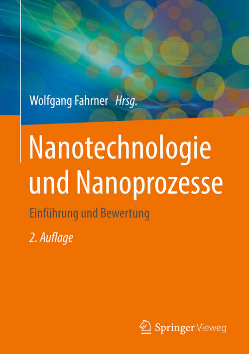 Book cover of Nanotechnologie und Nanoprozesse: Einführung und Bewertung