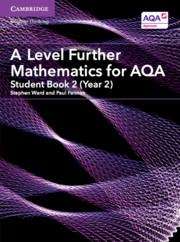 Book cover of A Level Further Mathematics for AQA Student Book 2 (Year 2) (PDF)