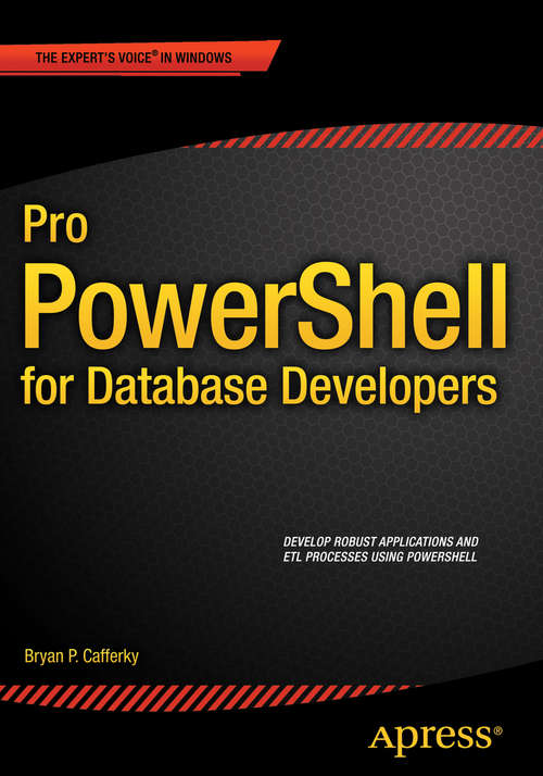 Book cover of Pro PowerShell for Database Developers (1st ed.)