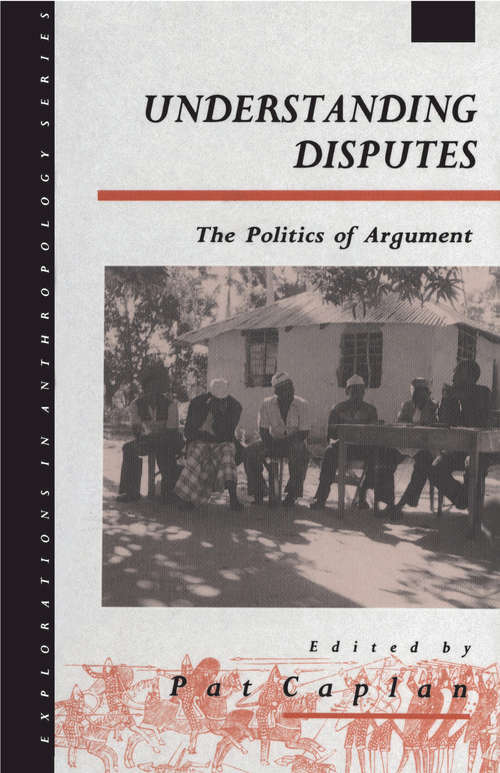 Book cover of Understanding Disputes: The Politics of Argument