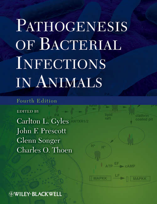 Book cover of Pathogenesis of Bacterial Infections in Animals (4)