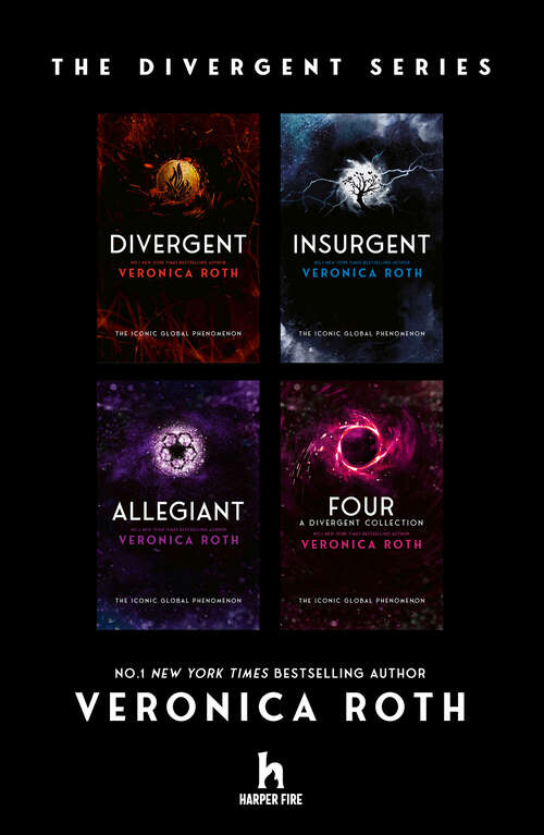 Book cover of Divergent Series Four-Book Collection (Divergent, Insurgent, Allegiant, Four)