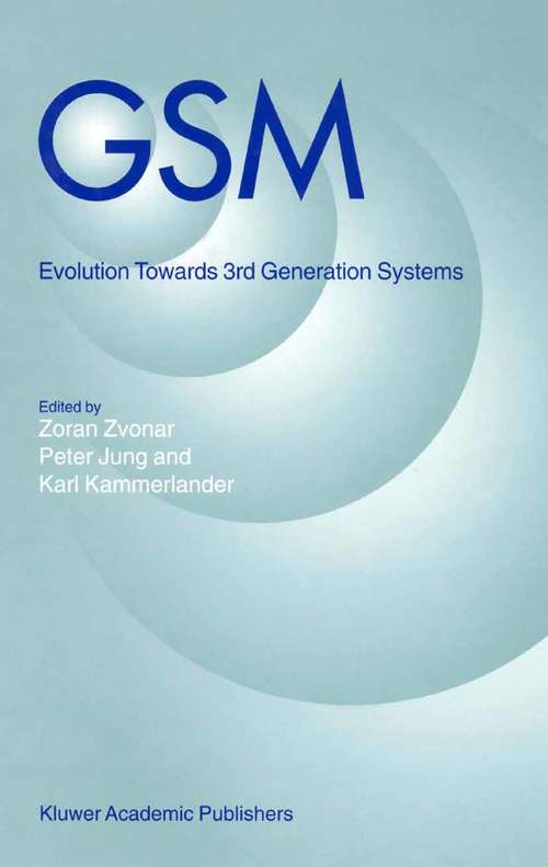 Book cover of GSM: Evolution towards 3rd Generation Systems (2002)