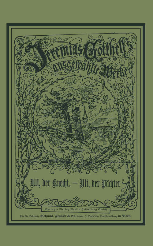 Book cover of Uli, der Pächter: Eine Erzählung (1886) (Birkhäuser Klassiker)