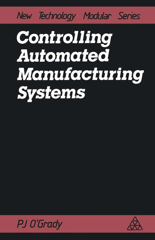 Book cover of Controlling Automated Manufacturing Systems (1986)