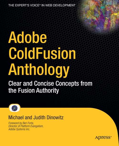 Book cover of Adobe ColdFusion Anthology: The Best of The Fusion Authority (1st ed.)