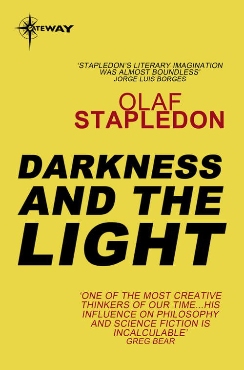 Book cover of Darkness and the Light: Large Print