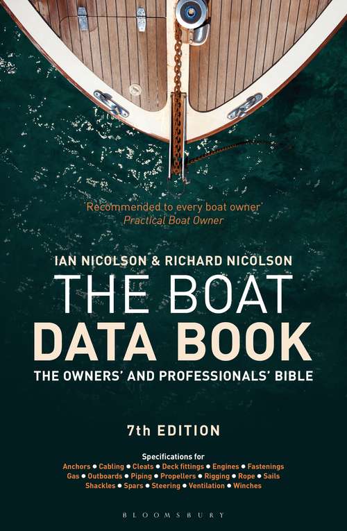 Book cover of The Boat Data Book: The Owners' and Professionals' Bible (7)