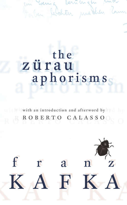 Book cover of The Zurau Aphorisms