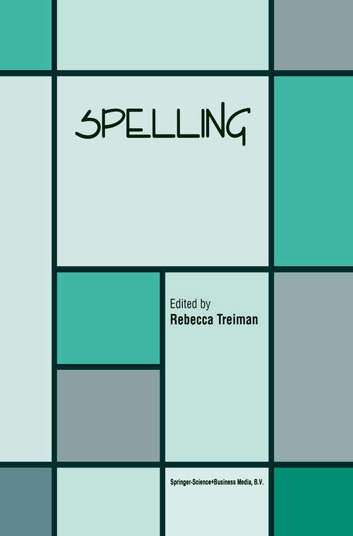 Book cover of Spelling (1997)