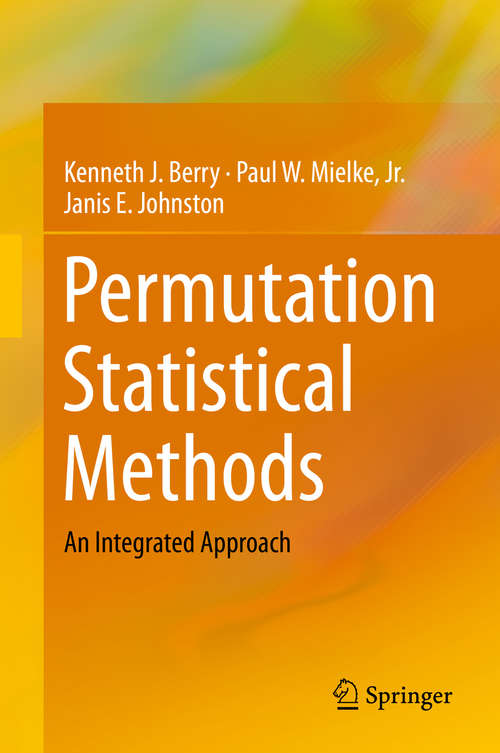 Book cover of Permutation Statistical Methods: An Integrated Approach (1st ed. 2016)