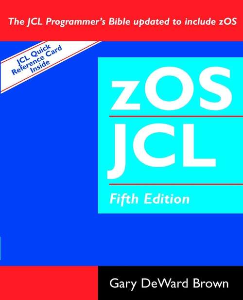 Book cover of zOS JCL (Job Control Language) (5)