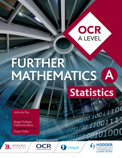Book cover of OCR A Level Further Mathematics Statistics eBook (PDF)
