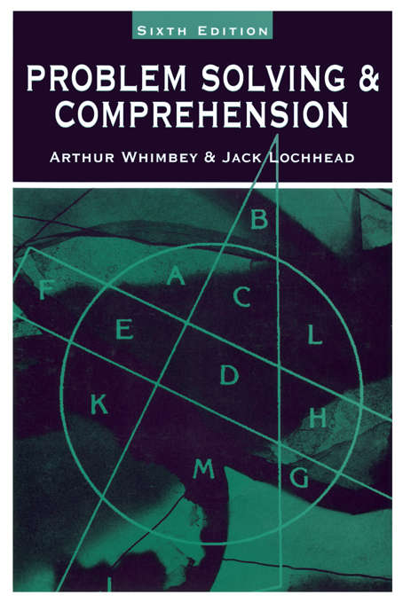 Book cover of Problem Solving & Comprehension: A Short Course in Analytical Reasoning
