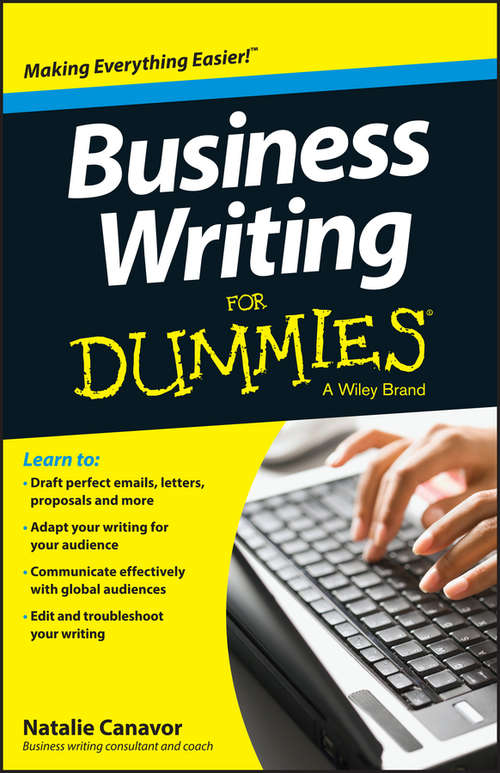 Book cover of Business Writing For Dummies