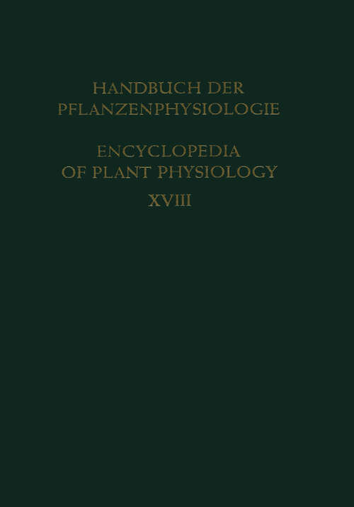 Book cover of Sexualität · Fortpflanzung Generationswechsel / Sexuality · Reproduction Alternation of Generations (1967) (Handbuch der Pflanzenphysiologie   Encyclopedia of Plant Physiology #18)