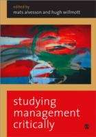 Book cover of Studying Management Critically (PDF)
